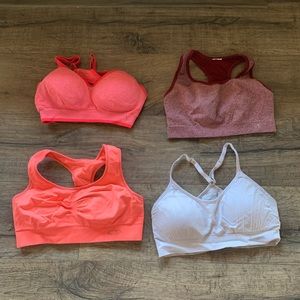 4 sports bras !!